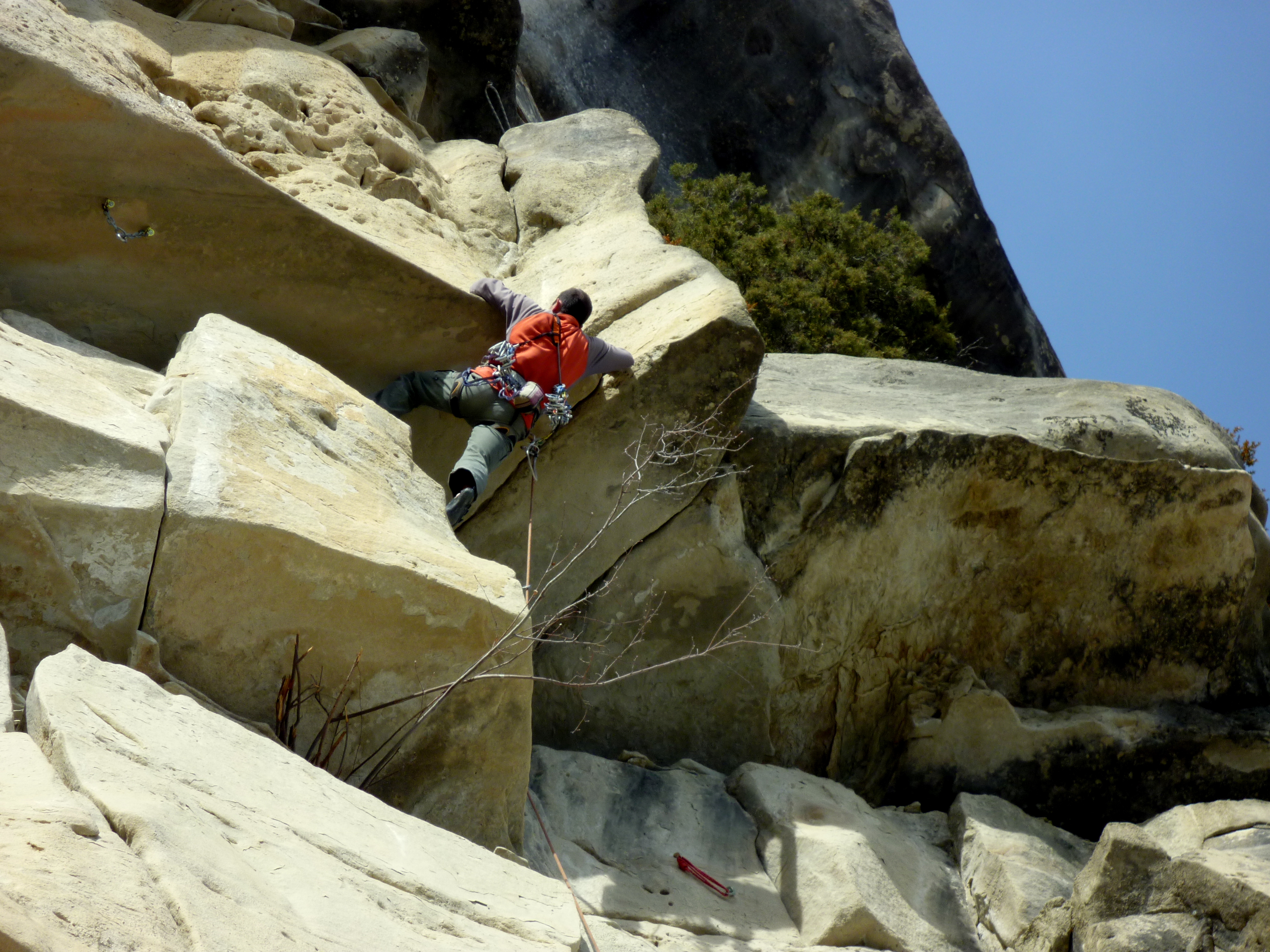 grande voie à Annot : Fanny