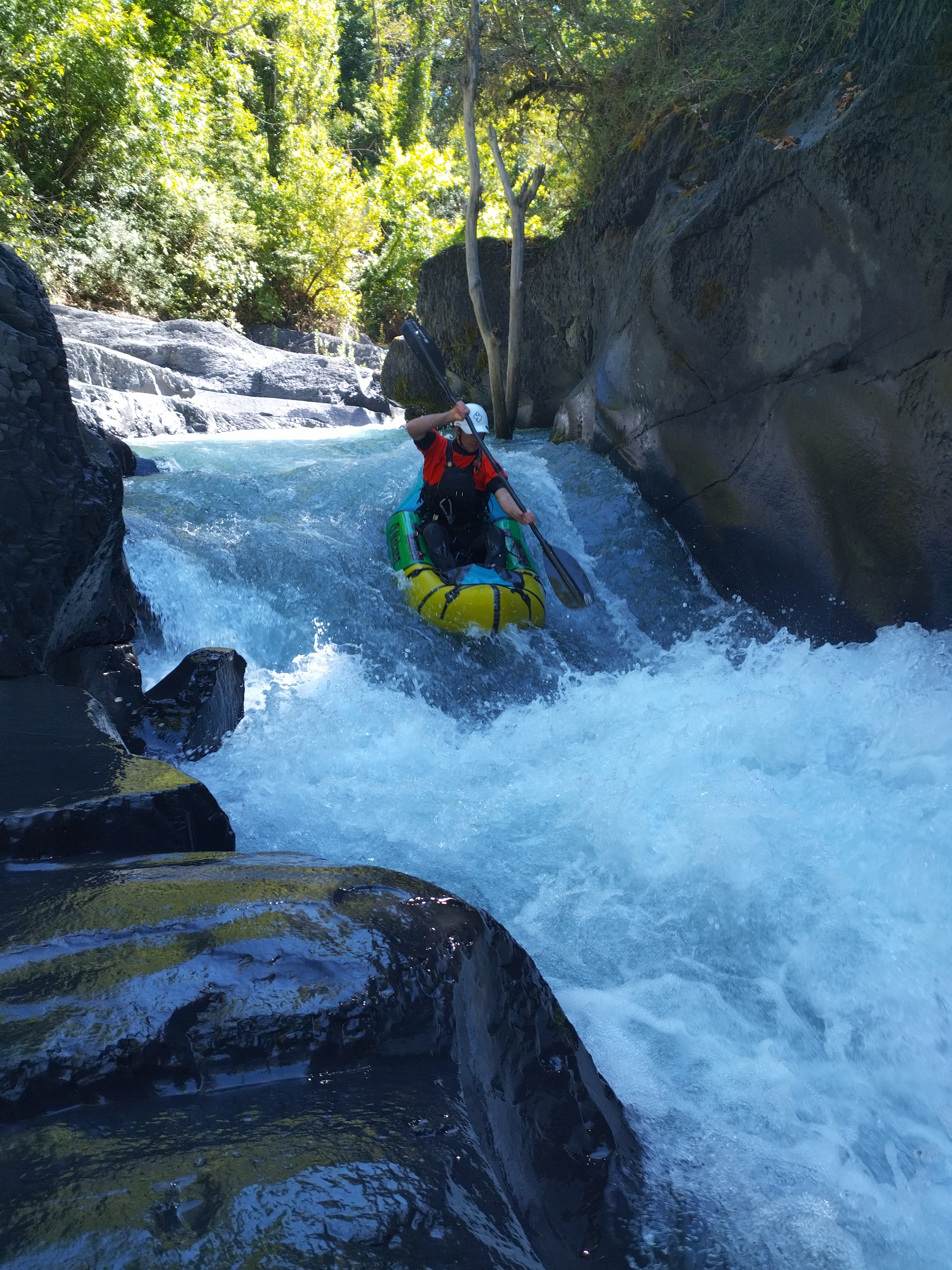 Packrafting sur la Bonne, la défaite du stop